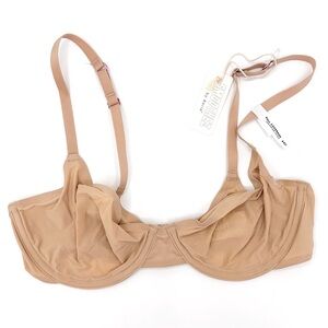 Aerie Smoothez Nude Unlined Full Coverage Bra